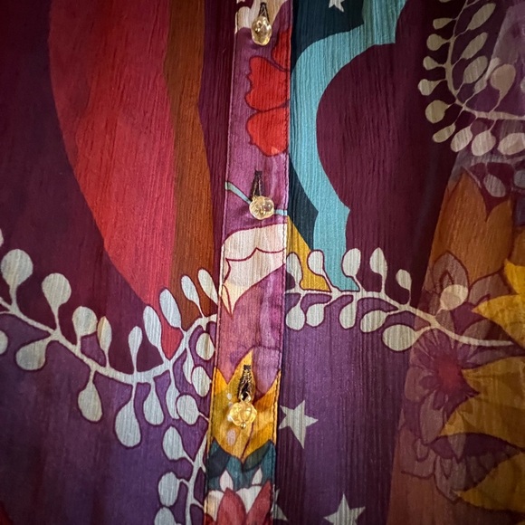 KATERINA BRAIDED BLOUSE JADE BY JOHNNY WAS - Picture 2 of 7